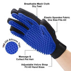 Pet Hair Remover Silicon Shower Gloves