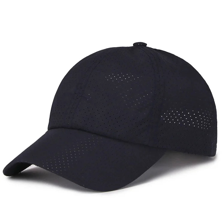 Men Women Snapback Dry Mesh Baseball Cap