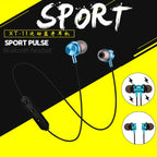 Sports magnet Stereo Bluetooth Earphone With HD Mic Wireless Sport Headset Earbuds For Android IOS