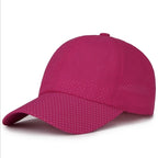 Men Women Snapback Dry Mesh Baseball Cap