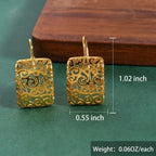 Sterling Silver Intricate Design Hypoallergenic Earrings