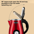 GELAIBO Electric Kettle Mechanical Temperature European-style Fashion Style Design, Large Capacity 1.8 Liters Stainless Steel Li