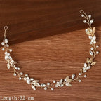 Women Headbands Hair Jewelry Wedding Hair Accessories For Women Pearl Rhinestone Headband Bride Tiara Hairbands Accessories