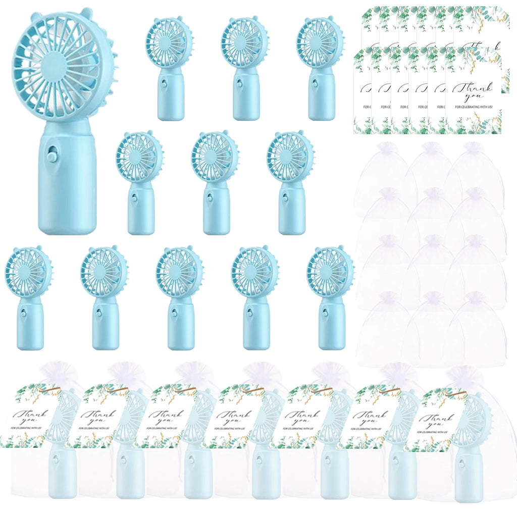 12-80PCS Portable Fans Bulk for Wedding Battery Operated