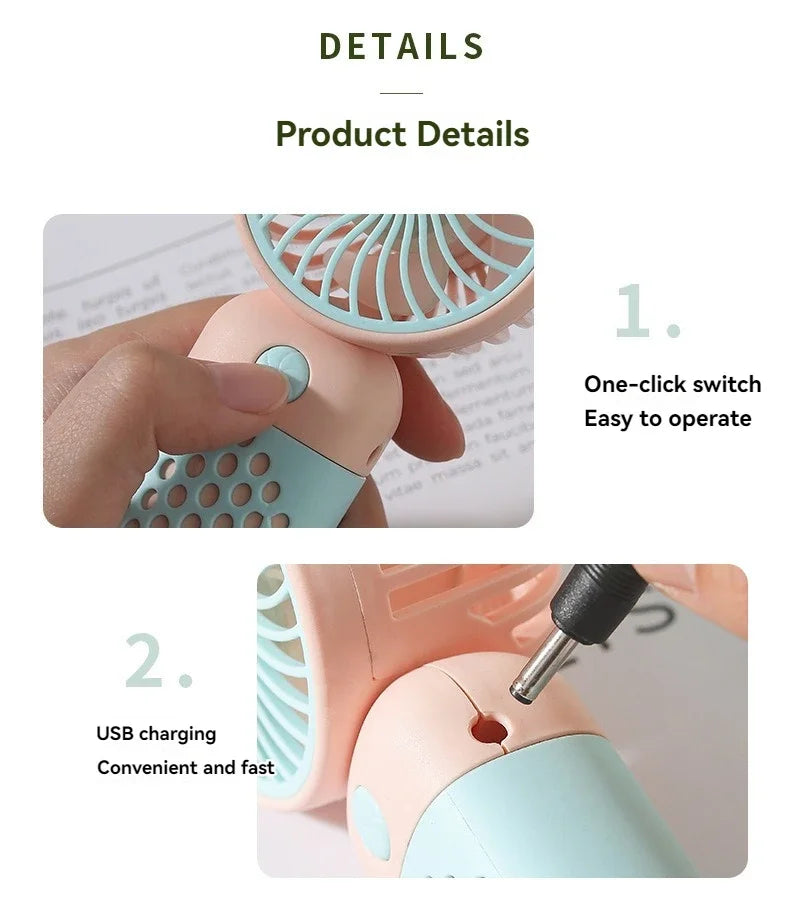Handheld Charging Fan