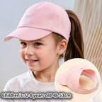Heart-embroidered Baseball Cap for Girls Cute Breathable Children's Baseball Hat Sun Protection Tool UV Protection