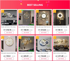 Design Style Wall Clock Luxury Living Room Wall Clock Kitchen Unique Wall Clock Minimalist Interior Duvar Saati Room Decor