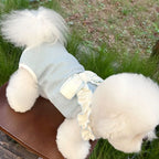 Teddy Four-Legged Neuter Suit Pet Autumn Vest Puppy Belly Protection Sleepwear Solid Colour Dog Clothes