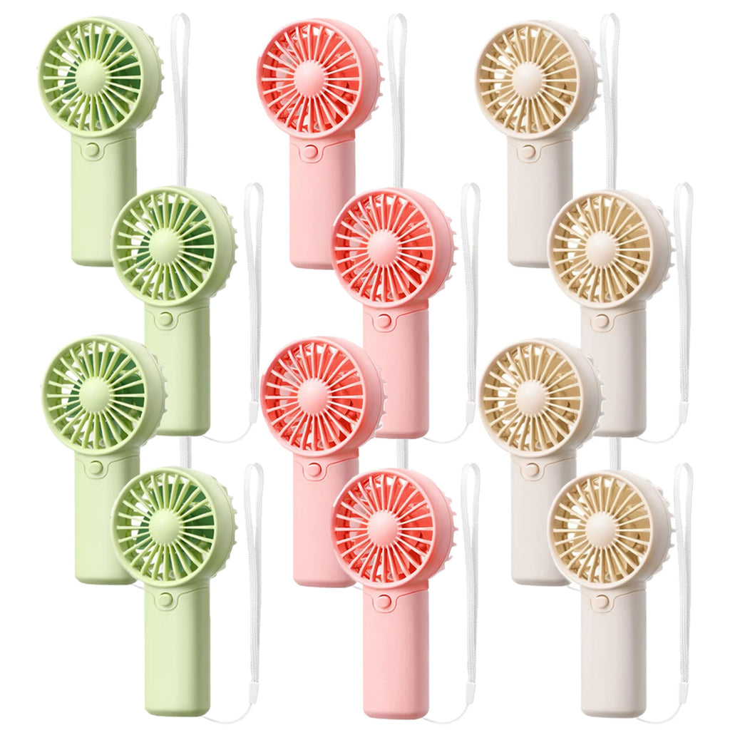 12-80PCS Portable Fans Bulk for Wedding Battery Operated