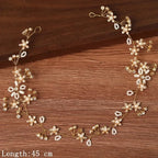 Women Headbands Hair Jewelry Wedding Hair Accessories For Women Pearl Rhinestone Headband Bride Tiara Hairbands Accessories