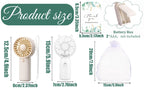 12-80PCS Portable Fans Bulk for Wedding Battery Operated
