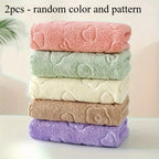 Floral Soft Face Towels – Absorbent Bathroom & Home Essentials