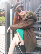 Maomaokong loose Real Fox Fur Collar 2024 White Duck Down Jacket Women Winter Luxury Puffer Coat Oversize Feather Outwear