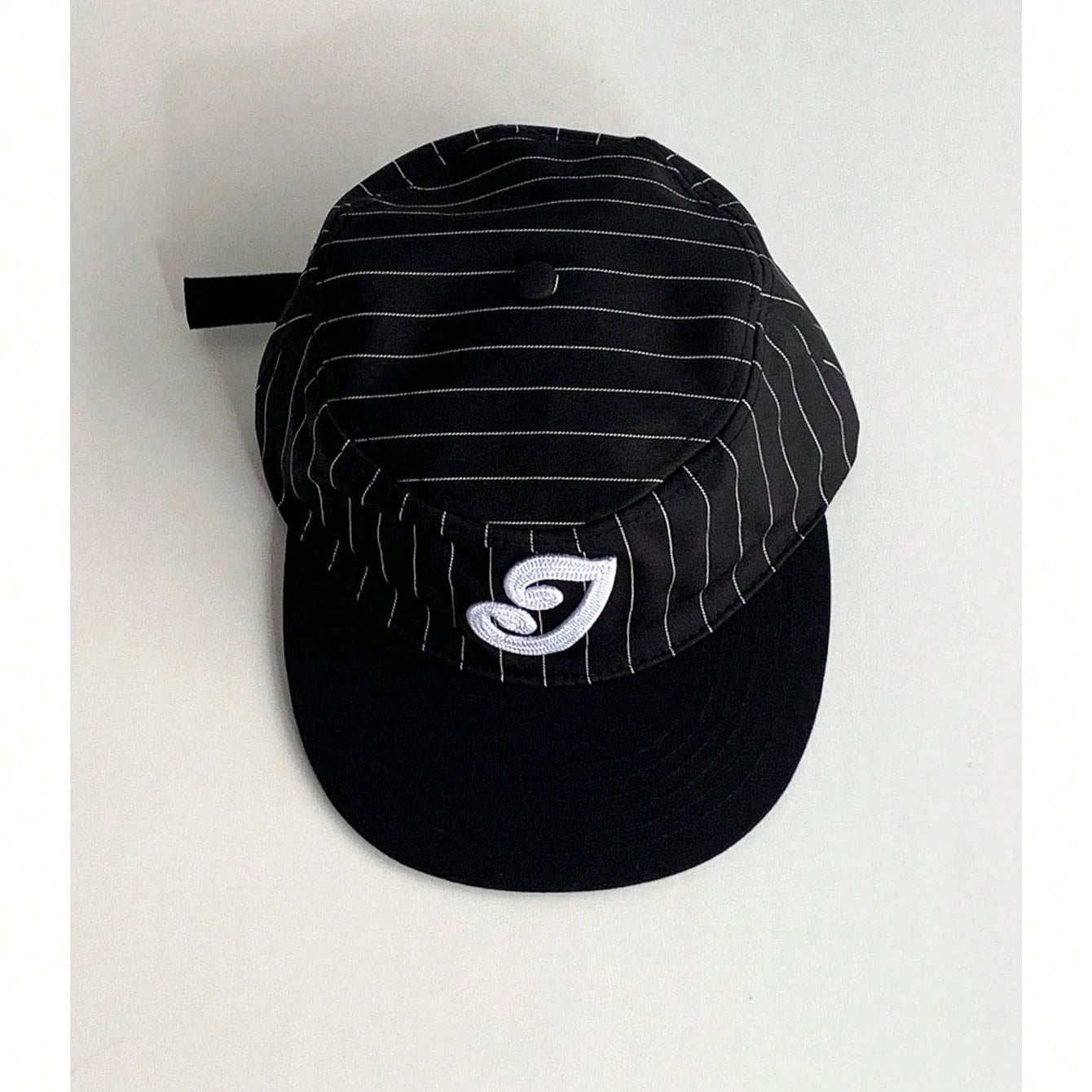 Elegant British Style Retro Plaid Fl Flat Brim High-End Embroidered Baseball Cap Flattering For Big Heads