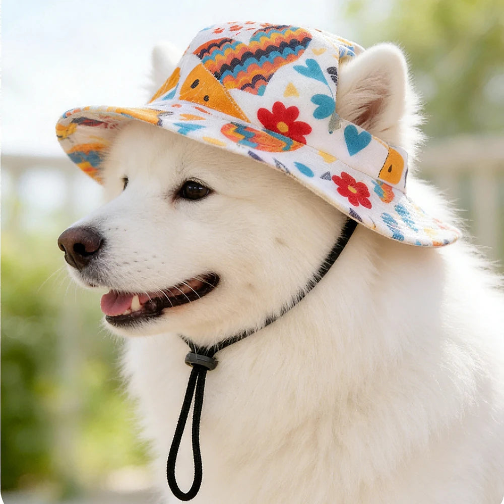 Adjustable Cat Dog Bucket Hat