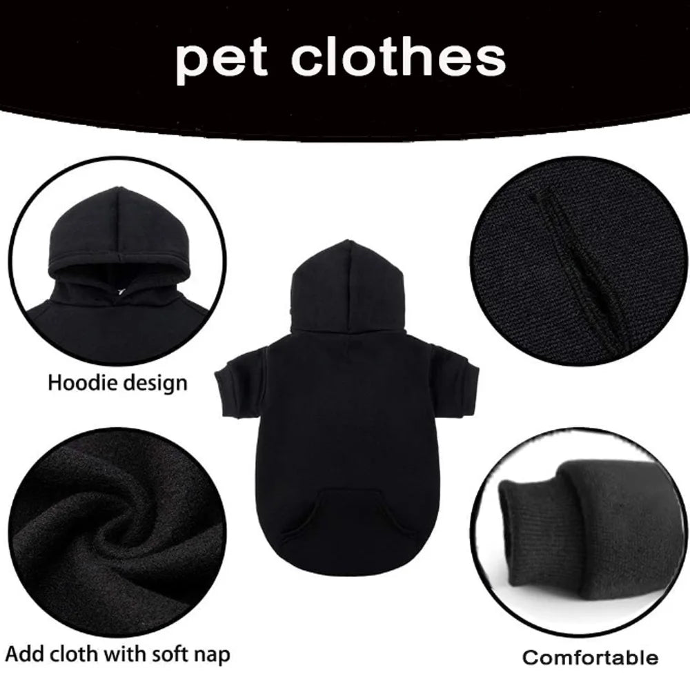 Pet Hooded Sweatshirt  Cats & Dogs Fashion