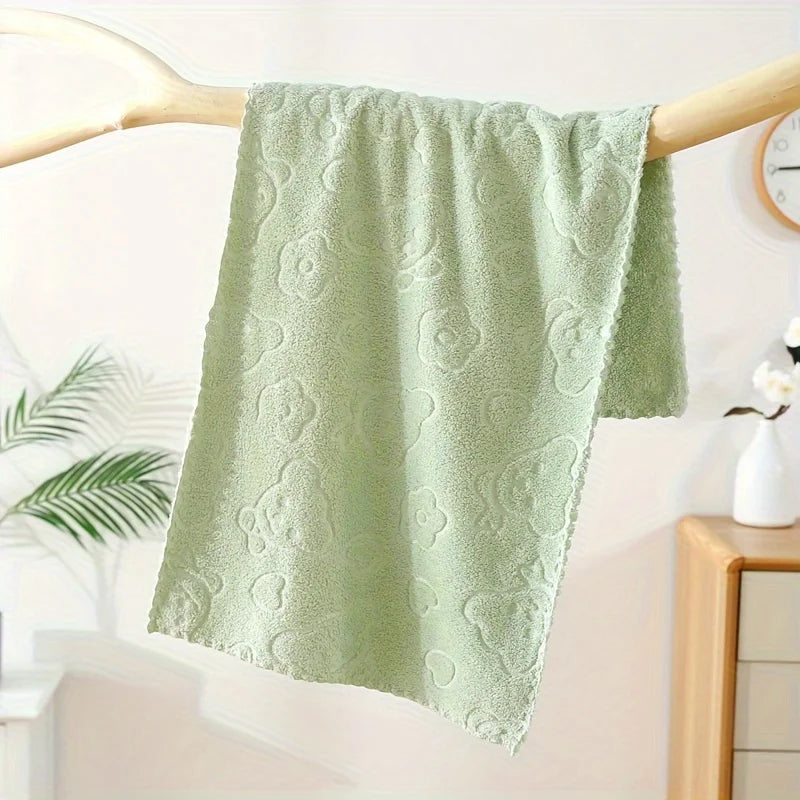 Floral Soft Face Towels – Absorbent Bathroom & Home Essentials