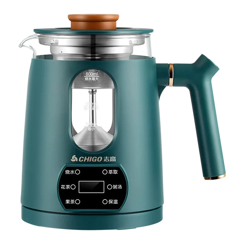 800ml Automatic Steam Spray Teapot with Filter Electric Kettle Multifunction Glass Health Pot Thermo Pot Home Boil Water Kettle