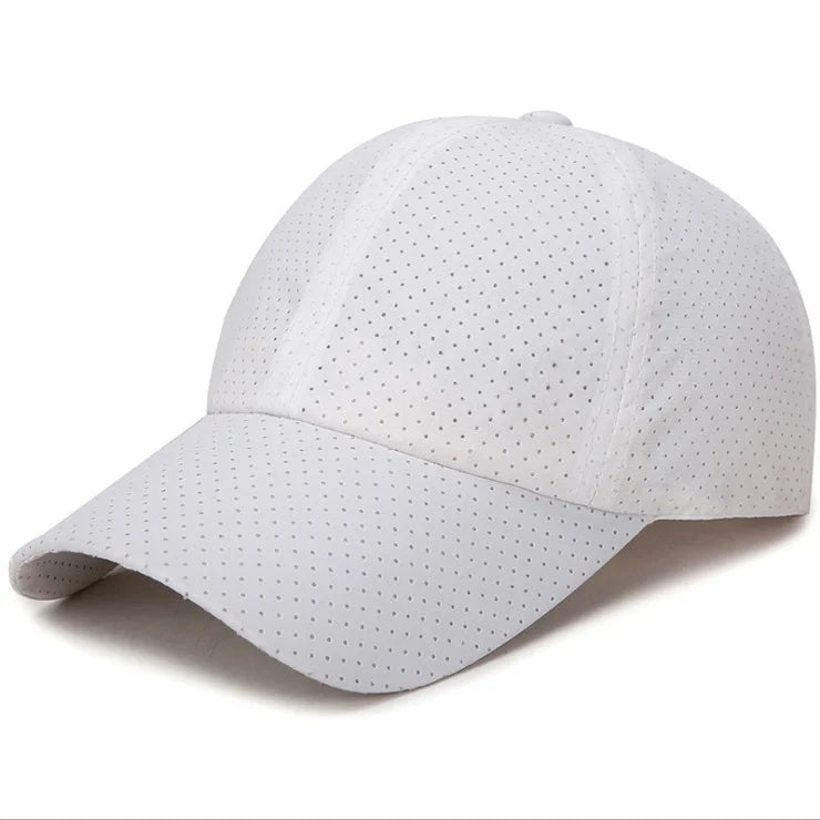 Men Women Snapback Dry Mesh Baseball Cap