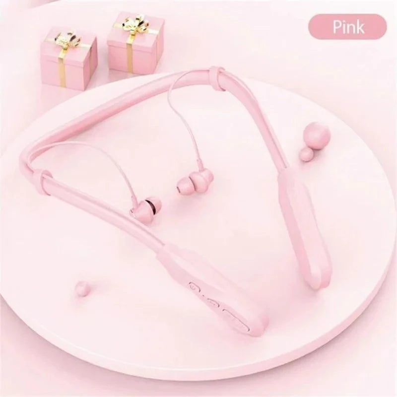 Earphones Bluetooth 5.1 Headphones Sport Earbuds Built-in Mic Neckband Headphone Stereo Earbuds Headset For Running