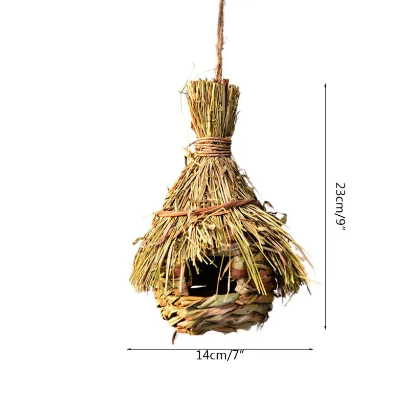 19 Birds Nest Bird Cage Natural Grass Egg Cage Bird House