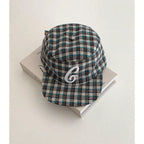 Elegant British Style Retro Plaid Fl Flat Brim High-End Embroidered Baseball Cap Flattering For Big Heads