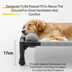 Elevated Cooling Mesh Dog Cot Breathable Moisture Resistant Bed With Pillow Four Seasons Use Indoor For Dog Cat Pet Supplies