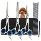 Pet Safe Scissors - Ambidextrous Stainless Steel Dog Grooming Shears