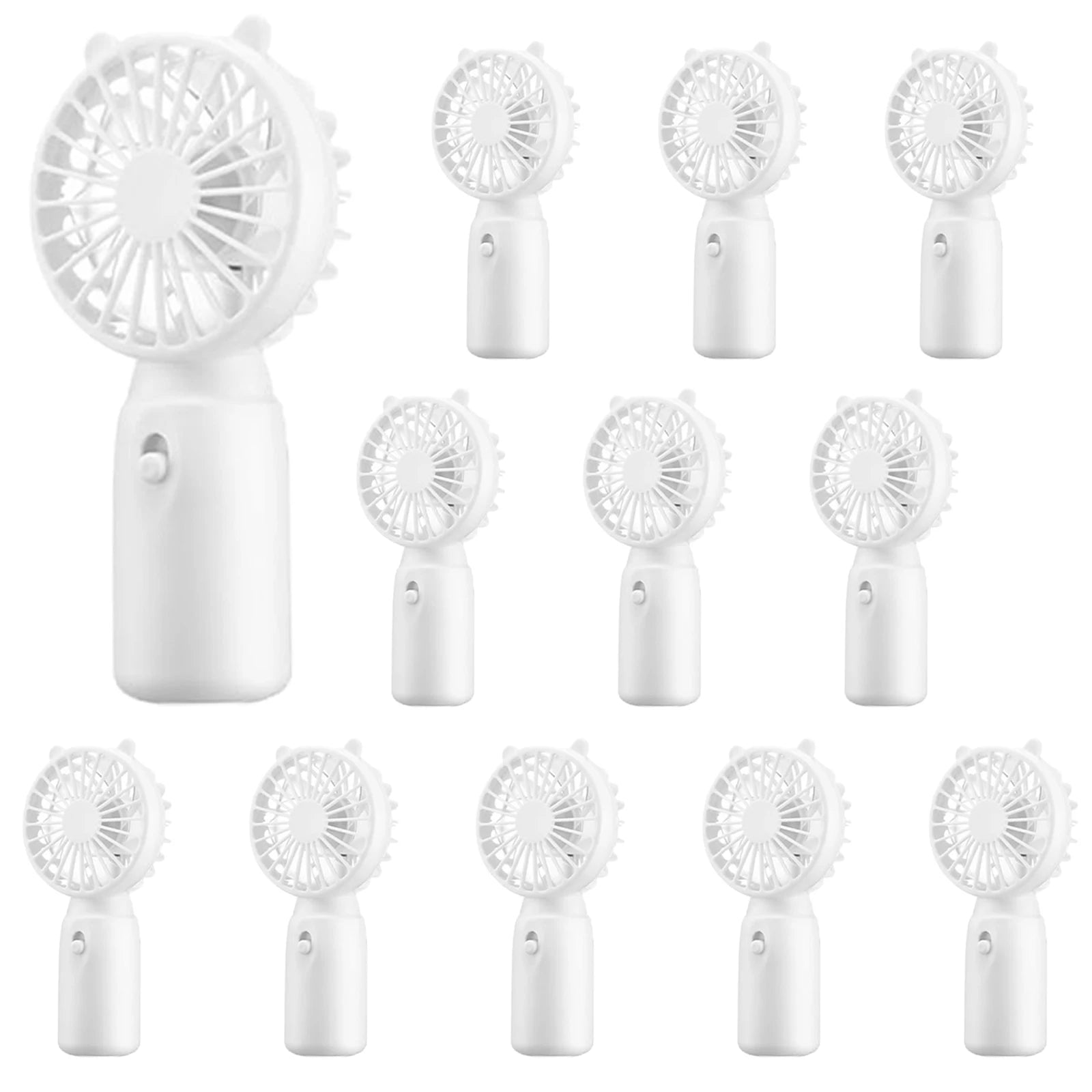 12-80PCS Portable Fans Bulk for Wedding Battery Operated