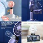 Portable Electric Handheld Fan USB for Home Travel Office Outdoor