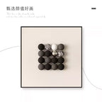 European-style Minimalist 3D Wall Art Living Room Decoration Vertical Decor Dining Room Foyer Irregular Wall Art Home Decoration
