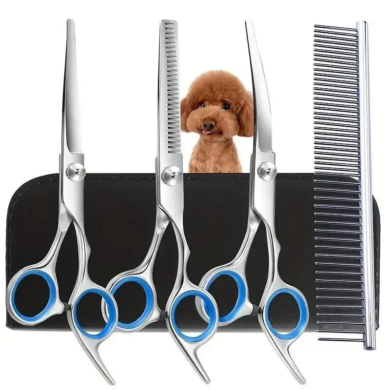 Dog Cat Safety Round Head Grooming Scissors