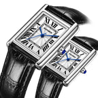 Couple's Watches for Men Women Fashion Casual Leather Simple Dial Waterproof Quartz Wristwatches Lovers Watch Gift Drop Shipping