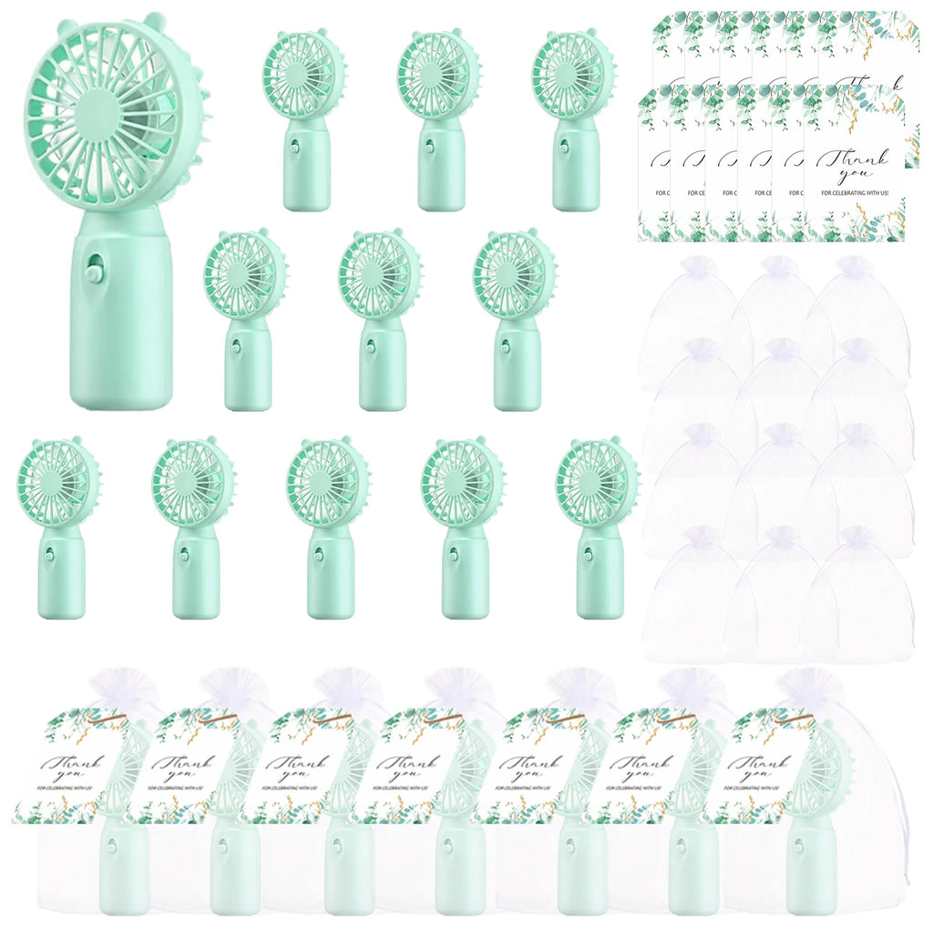 12-80PCS Portable Fans Bulk for Wedding Battery Operated