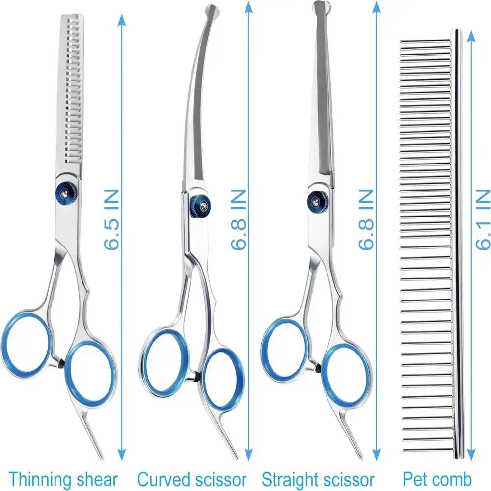 Dog Cat Safety Round Head Grooming Scissors
