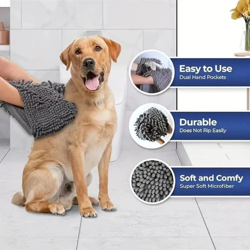Super Absorbent Pet Bath Towel Quick-drying