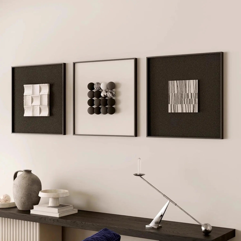 European-style Minimalist 3D Wall Art Living Room Decoration Vertical Decor Dining Room Foyer Irregular Wall Art Home Decoration