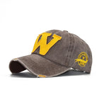 Embroidery Letter W Baseball Cap