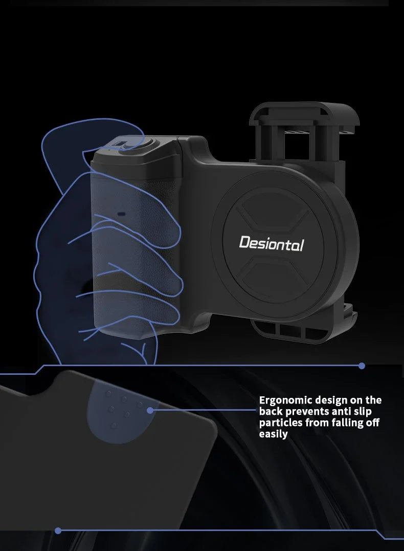 Desialtal product with ergonomic design feature highlighted on a dark background