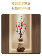 Home Decpr Stone Running Vase Living Room Niche Entrance Cabinet TV Cabinet Decoration Stone Shaped Ornaments Housewarming Gift