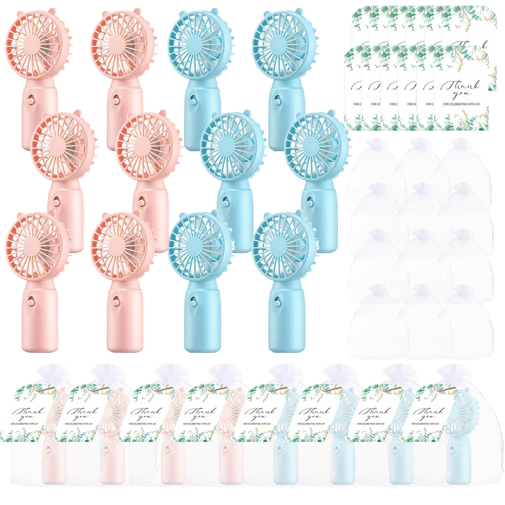 12-80PCS Portable Fans Bulk for Wedding Battery Operated