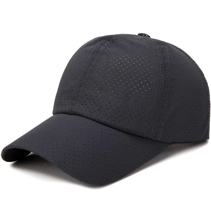 Men Women Snapback Dry Mesh Baseball Cap