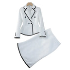 Women's Suit Blazer Set Fishtail Skirt