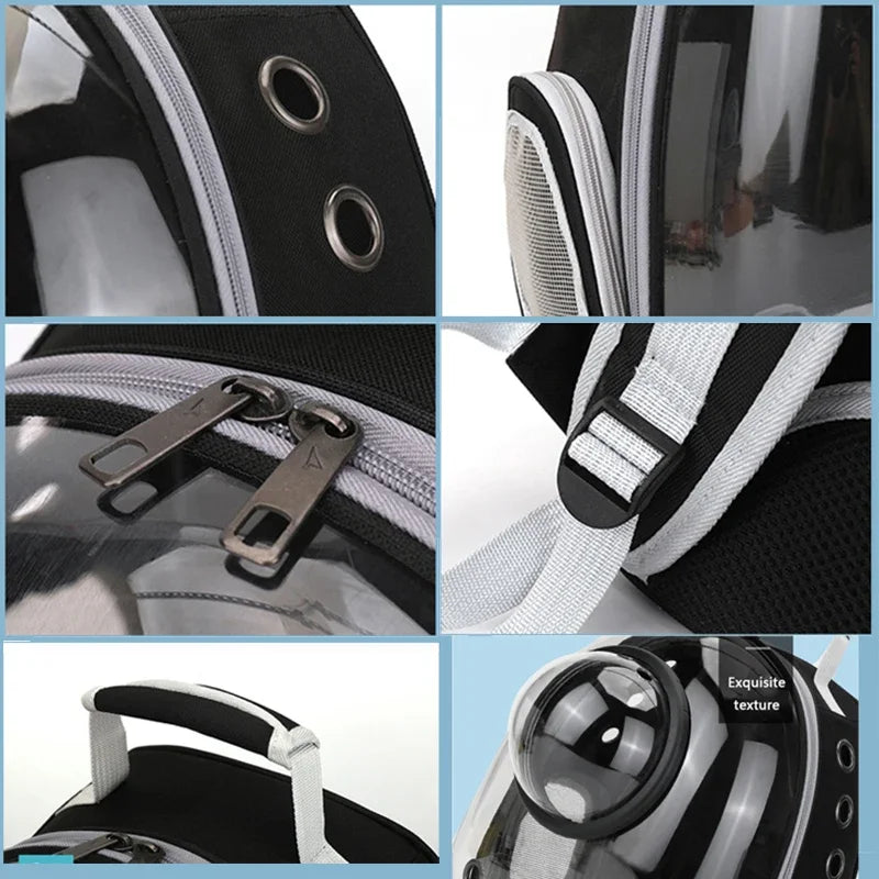 Transparent Portable Carrier Backpack