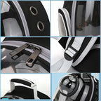 Transparent Portable Carrier Backpack