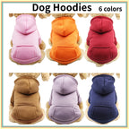 Winter Dog Hoodies Sweatshirt Jacket for Small and Medium Dog Pet Coat Puppy Clothes Chihuahuas Bulldog Costume Puppy Pet Autumn