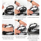Transparent Portable Carrier Backpack
