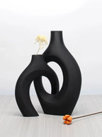 A Set of Bohemian Style Art Vases, Home Decoration Vases, Perfect Choice for Home and Office Decoration, Suitable for Living Room, Bedroom and Wedding Center Furnishings