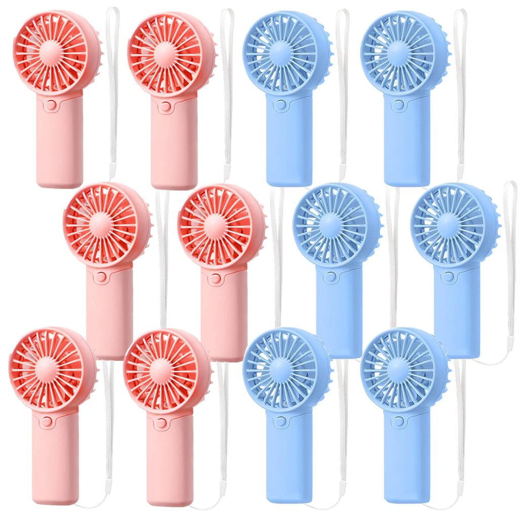 12-80PCS Portable Fans Bulk for Wedding Battery Operated