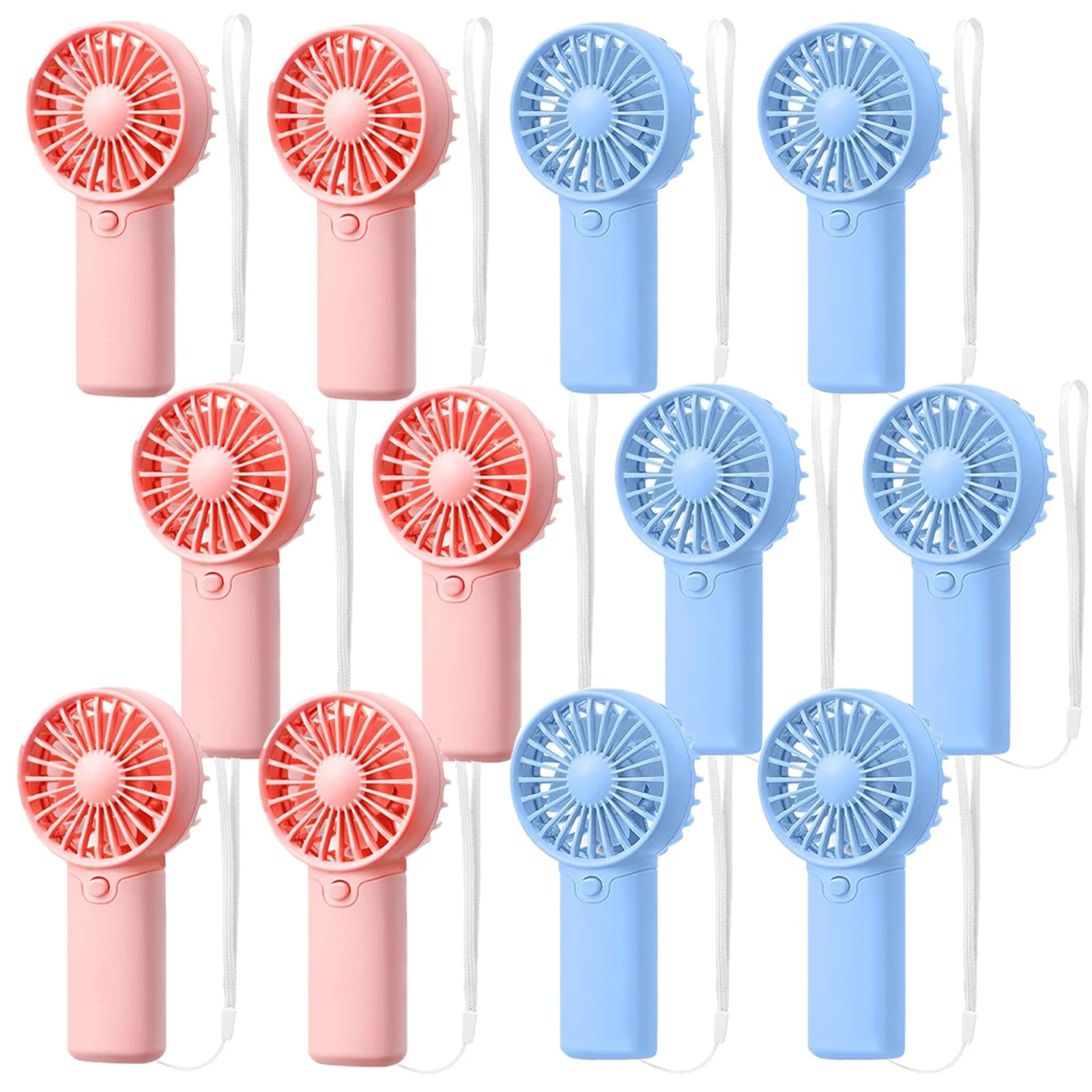 12-80PCS Portable Fans Bulk for Wedding Battery Operated